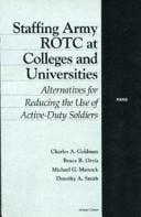 Staffing Army ROTC at colleges and universities