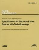Specification for structural steel beams with web openings