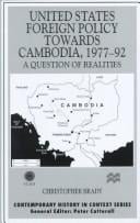 United States foreign policy towards Cambodia, 1977-92