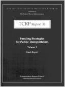 Funding strategies for public transportation