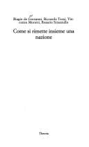 Come si rimette insieme una nazione