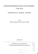 Johann Friedrich Hugo von Dalberg, 1760-1812