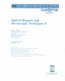 Optical biopsies and microscopic techniques II