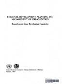 Regional development planning and management of urbanization