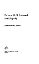 Future skill demand and supply