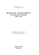 Mundo real y mundo poético y dos entrevistas olvidadas, 1930-1933