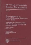 Recent advances in partial differential equations, Venice 1996