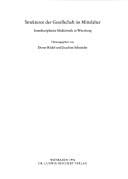 Strukturen der Gesellschaft im Mittelalter