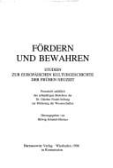 Fördern und Bewahren