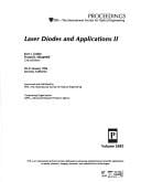 Laser diodes and applications II
