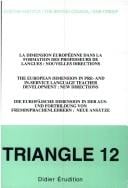 La dimension européenne dans la formation des professeurs de langues