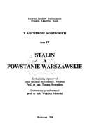 Stalin a powstanie warszawskie