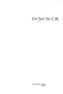 Ein Text für C.W.