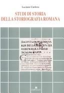 Studi di storia della storiografia romana