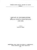 Legati e governatori dello Stato pontificio (1550-1809)