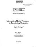International joint ventures in developing countries