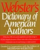 Webster's dictionary of American authors