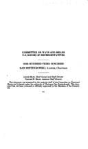 Sources of the increases in poverty, work effort, and income distribution data