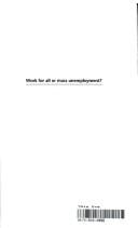 Work for all or mass unemployment?