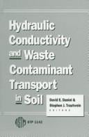 Hydraulic conductivity and waste contaminant transport in soil