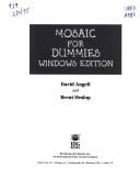 Mosaic for dummies, Windows edition