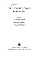 Porphyrii philosophi fragmenta