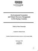 Environmental economics and natural resource management in developing countries