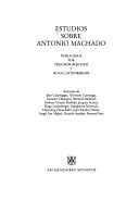 Estudios sobre Antonio Machado