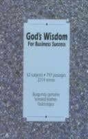God's wisdom for business success