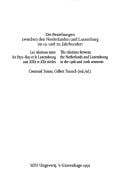 Die Beziehungen zwischen den Niederlanden und Luxemburg im 19. und 20. Jahrhundert =