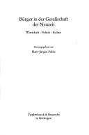 Bürger in der Gesellschaft der Neuzeit