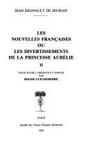 Les nouvelles françaises, ou Les divertissements de la Princesse Aurélie