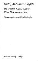 Der Fall Remarque