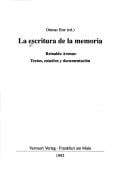 La Escritura de la memoria