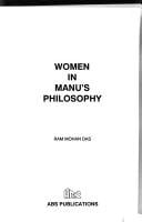 Women in Manu's philosophy