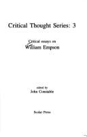 Critical essays on William Empson