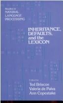 Inheritance, defaults and the lexicon