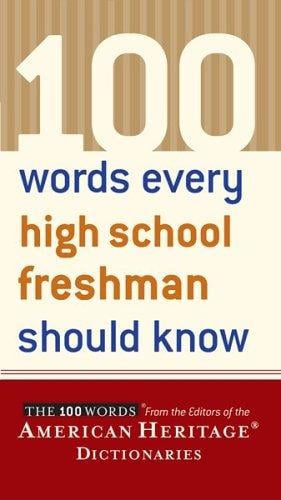 100 words every high school freshman should know