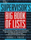 The supervisor's big book of lists