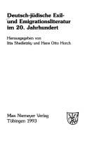 Deutsch-jüdische Exil- und Emigrantensliteratur im 20. Jahrhundert