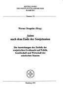 Asien nach dem Ende der Sowjetunion