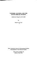 Cannabis, alcohol, and the South African student