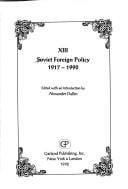 Soviet foreign policy, 1917-1990