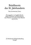 Brieftheorie des 18. Jahrhunderts