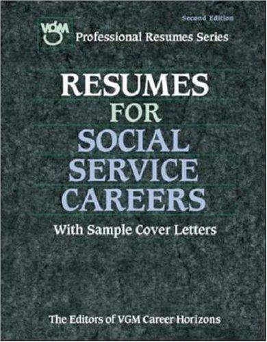 Resumes for social service careers