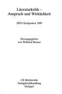 Literaturkritik--Anspruch und Wirklichkeit