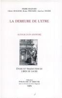 La demeure de l'être