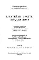 L'Extrême droite en questions