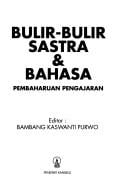 Bulir-bulir sastra & bahasa