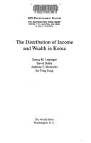 The Distribution of income and wealth in Korea